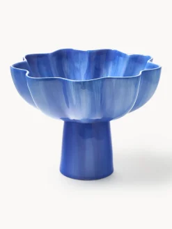 Jarrones|Cuencos Decorativos>&k Amsterdam Cuenco decorativo pintado a mano Sun Azul