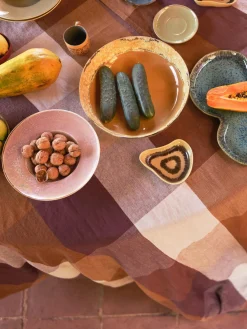 Cuencos Y Platos De Servir|Vajillas Completas></noscript>HKLIVING Cuenco para servir artesanal de gres 70's