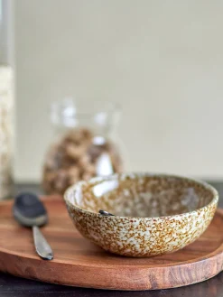 Boles Y Tazones|Vajillas Completas>Bloomingville Cuenco Paula Marrón, beige