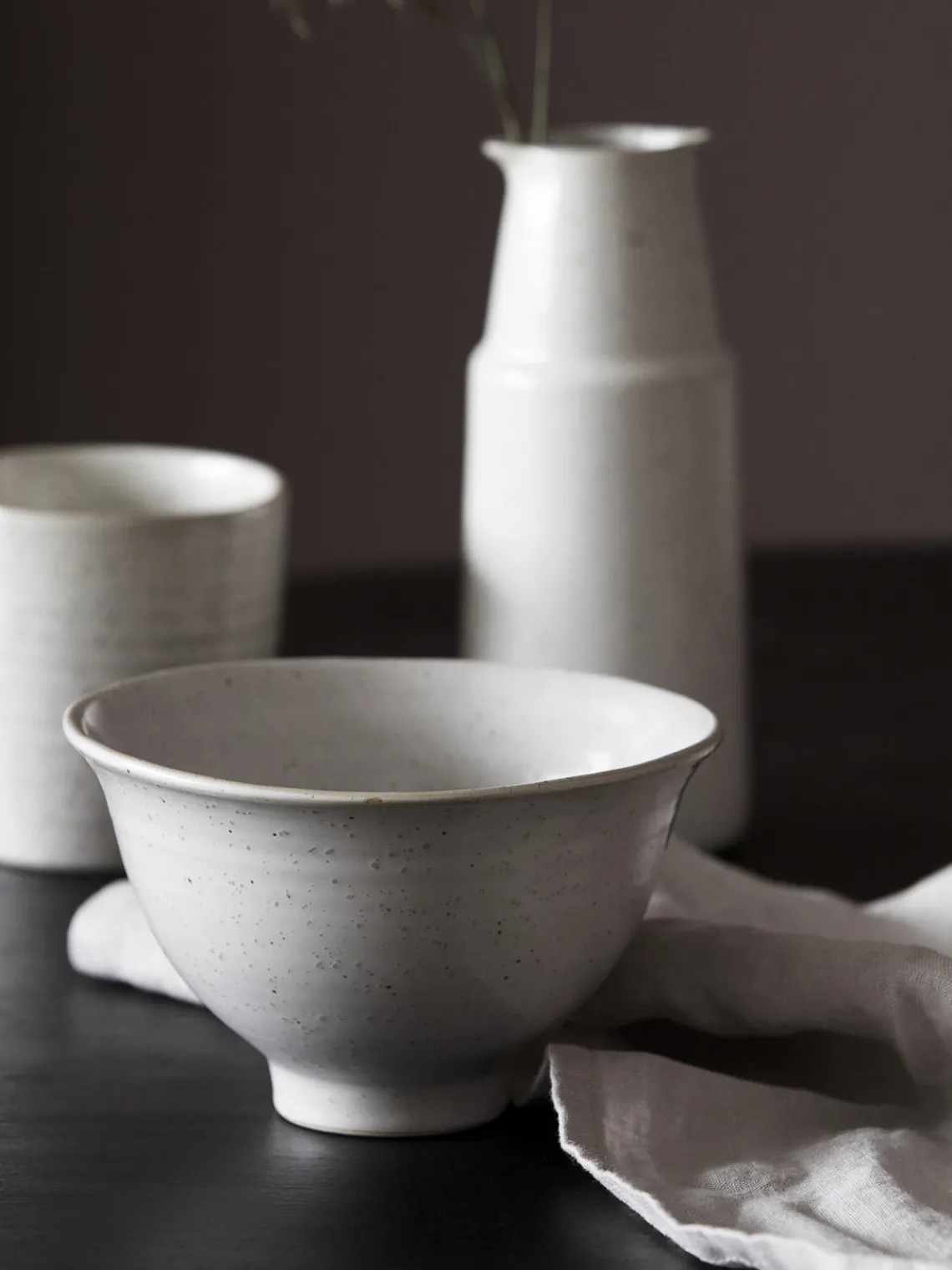 Boles Y Tazones|Vajillas Completas>House Doctor Cuenco Pion Blanco Off White jaspeado