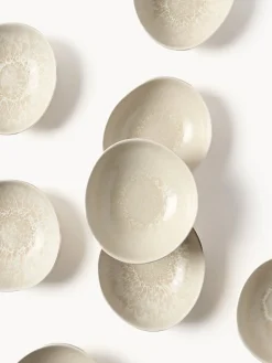 New Cuencos artesanales con forma orgánica Macey, 4 uds. Boles Y Tazones|Vajillas Completas