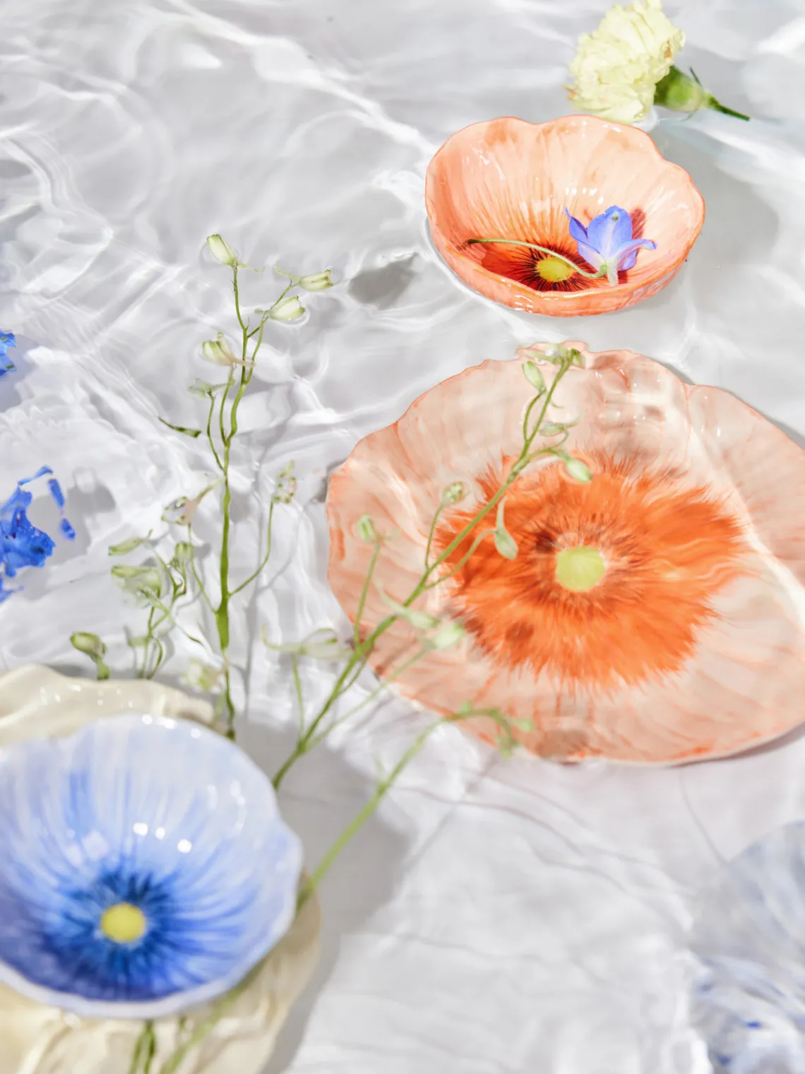 Cuencos Aperitivos|Vajillas Completas>byon Cuencos artesanales con relieves Poppy, 2 uds.