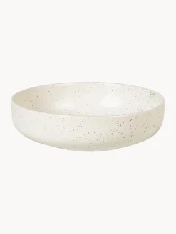 Boles Y Tazones|Vajillas Completas>Broste Copenhagen Cuencos artesanales de gres Nordic Vanilla, Ø 22 cm, 4 uds.