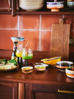 Clearance Cuencos artesanales de gres 70's, 4 uds. Boles Y Tazones|Vajillas Completas