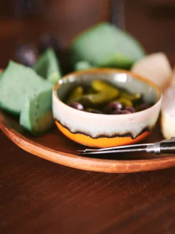 New Cuencos artesanales de gres 70's, 4 uds. Boles Y Tazones|Vajillas Completas