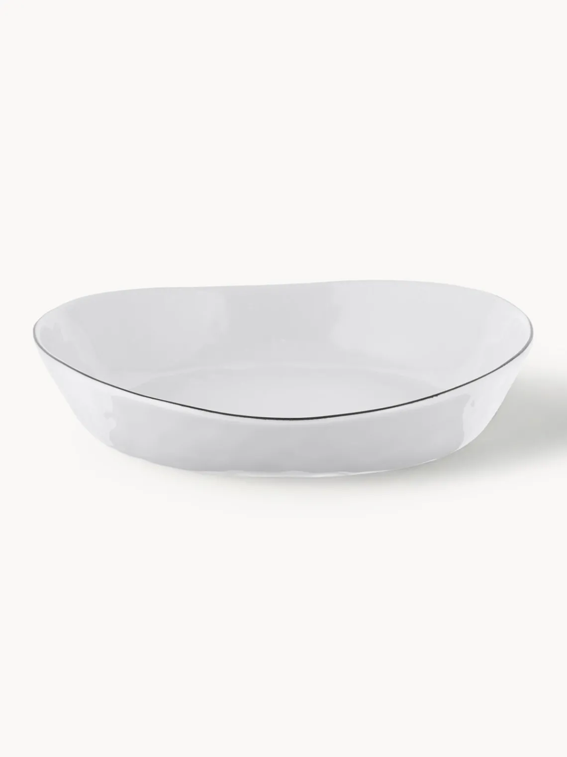 Boles Y Tazones|Menaje De Mesa>Broste Copenhagen Cuencos artesanales de porcelana Salt, Ø 20 cm, 2 uds.