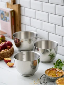 Best Cuencos de acero inoxidable Margrethe, 3 uds. Artículos De Cocina|Utensilios De Cocina