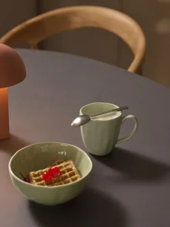 Sale Cuencos de porcelana con relieves Sali, 4 uds. Boles Y Tazones|Vajillas Completas