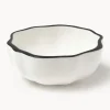 Cuencos Aperitivos|Vajillas Completas>Westwing Collection Cuencos de porcelana con volantes Bia, 4 uds.