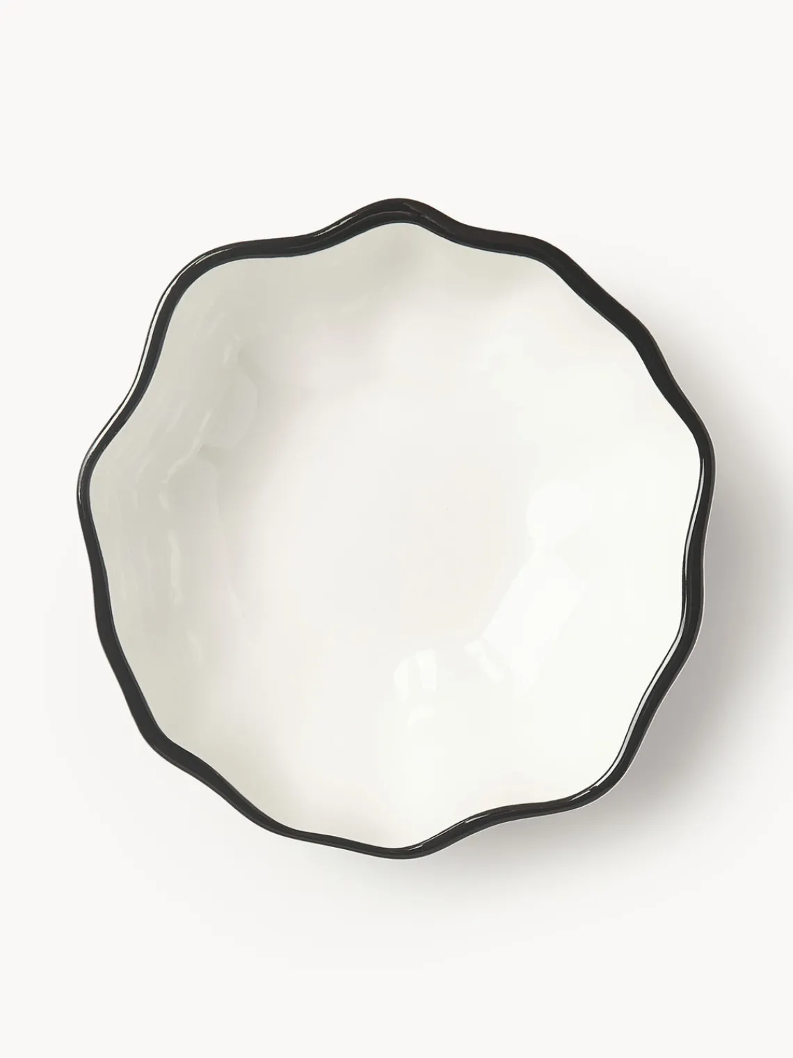 Boles Y Tazones|Vajillas Completas>Westwing Collection Cuencos de porcelana con volantes Bia, 4 uds.