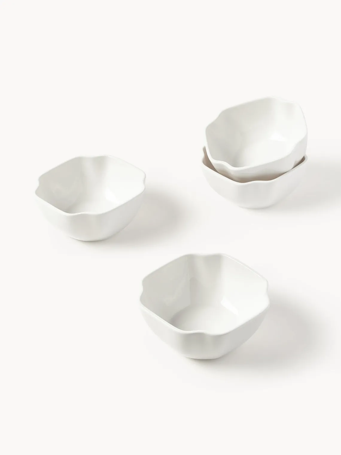 Boles Y Tazones|Vajillas Completas>Westwing Collection Cuencos de porcelana Nera, 4 uds.
