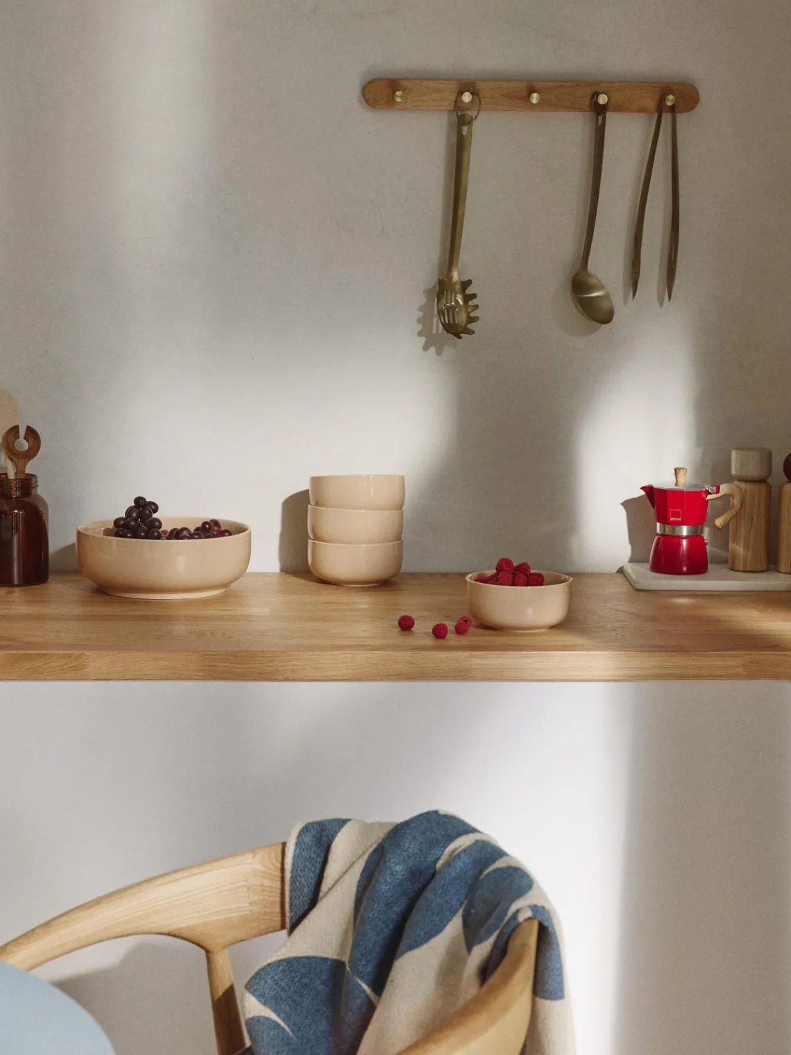 Boles Y Tazones|Vajillas Completas>Westwing Collection Cuencos de porcelana Nessa, 4 uds. Melocotón brillante