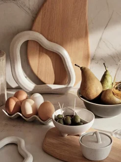 Cuencos Aperitivos|Vajillas Completas>Broste Copenhagen Cuencos de salsas artesanales , 4 uds. Nordic Vanilla