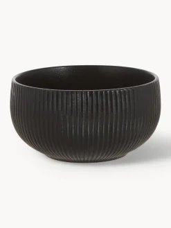 Outlet Cuencos mate con relieve Neri, 2 uds. Boles Y Tazones|Menaje De Mesa