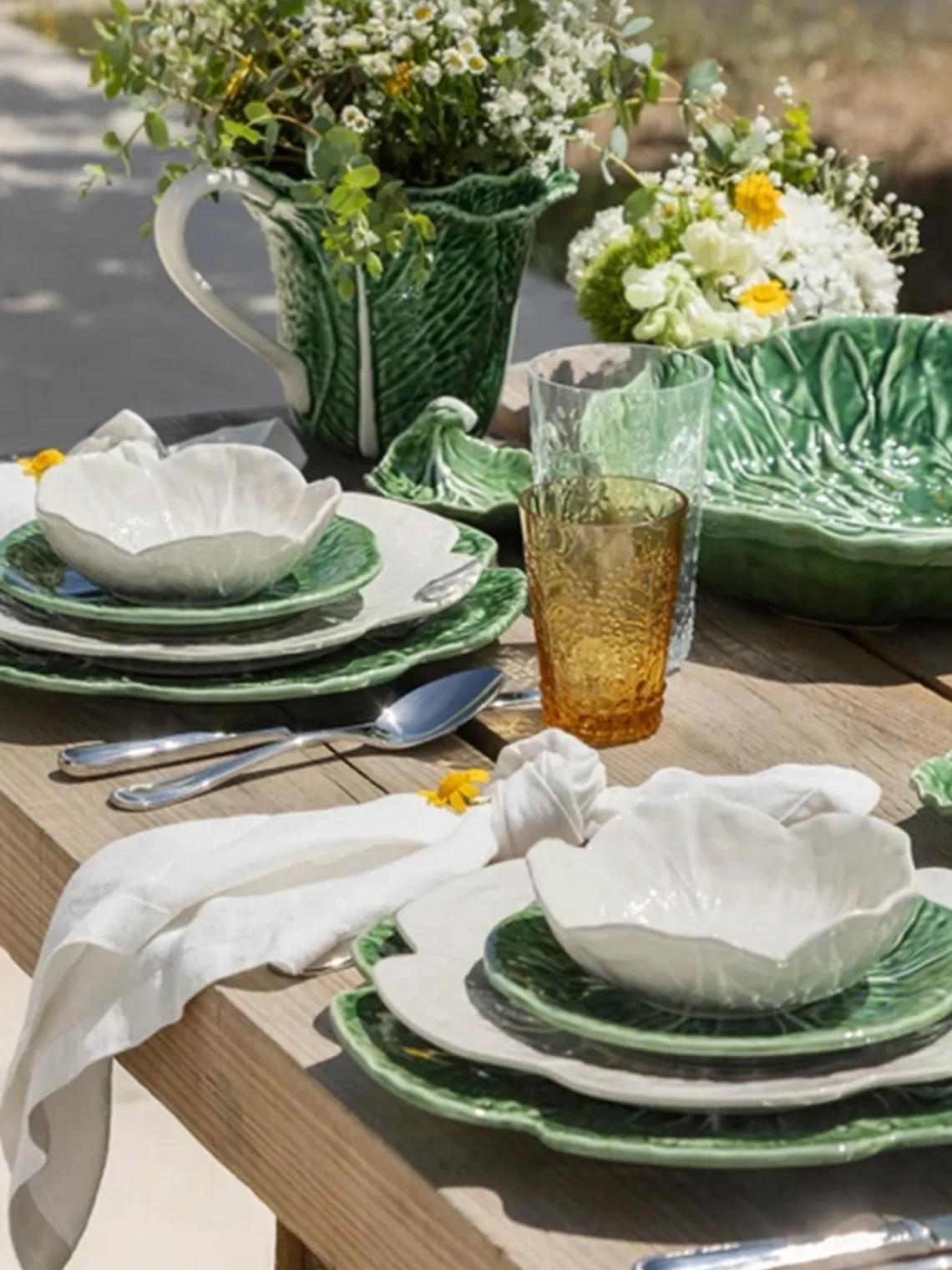 Cuencos Y Platos De Servir|Vajillas Completas>BORDALLO PINHEIRO Cuencos para servir Cabbage, 2 uds.