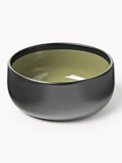 Boles Y Tazones|Vajillas Completas>Westwing Collection Cuencos pequeños Ginger (4 uds.) Verde, negro