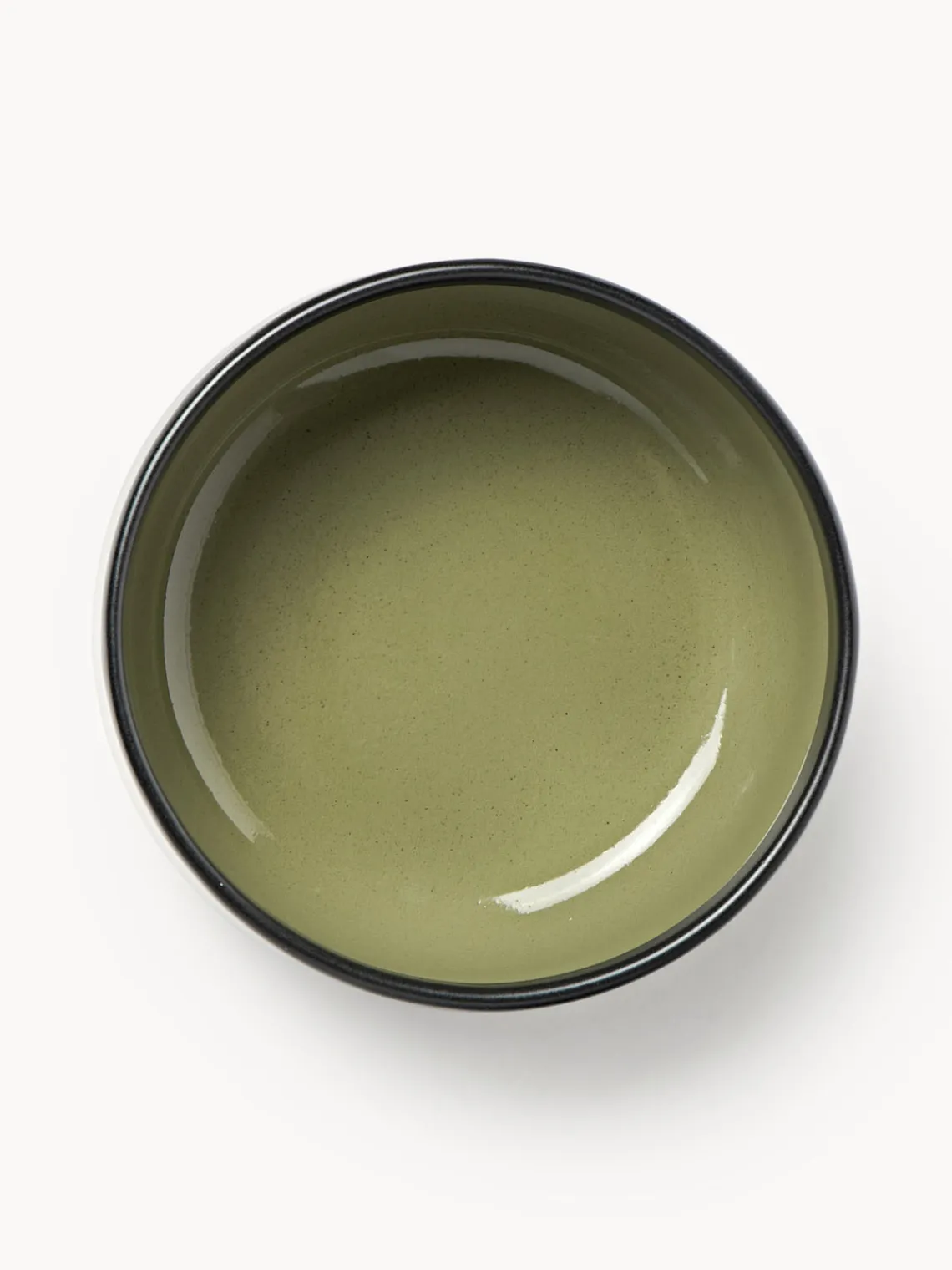 Boles Y Tazones|Vajillas Completas>Westwing Collection Cuencos pequeños Ginger (4 uds.) Verde, negro