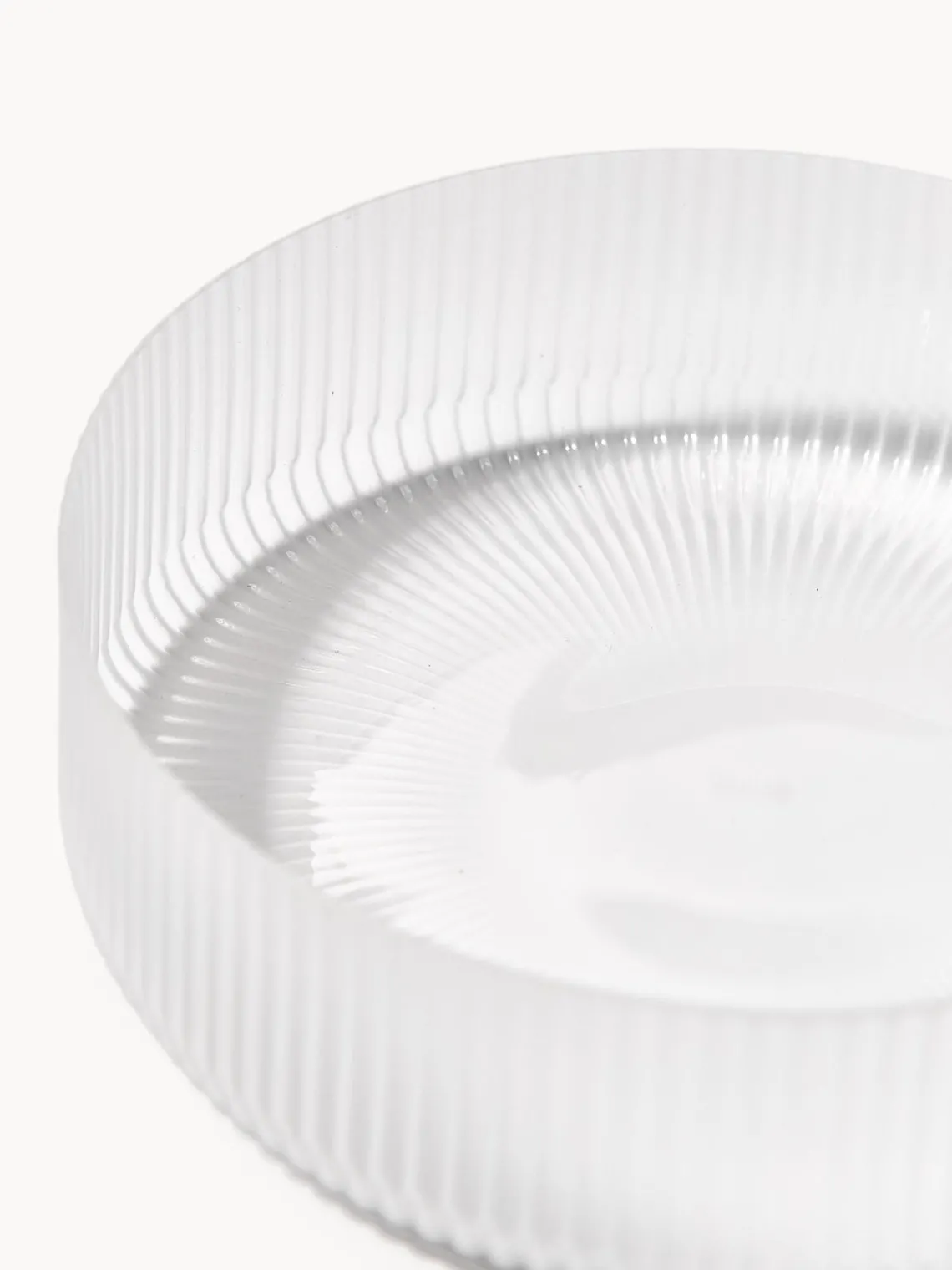 New Cuencos soplados con relieves Ripple, 4 uds. Cuencos Y Platos De Servir|Vajillas Completas