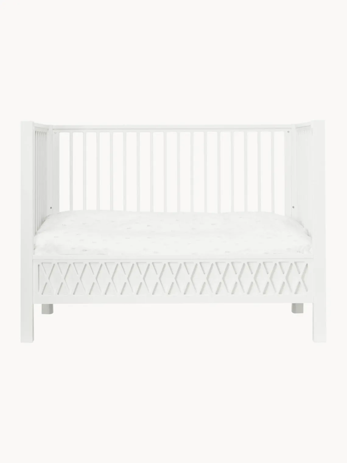 Clearance Cuna altura regulable Harlequin, 60 x 120 cm Niños Cunas Para Bebé|Decoración Infantil