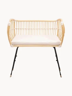 Sale Cuna artesanal de ratán ajustable en altura Martha Niños Cunas Para Bebé|Cunas Para Bebé