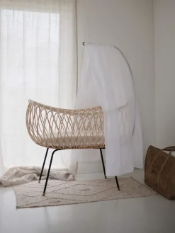 Cunas Para Bebé|Decoración Infantil>Bermbach Cuna artesanal de ratán Emil