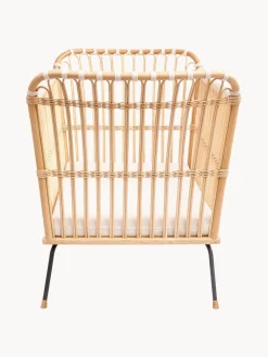 Best Cuna artesanal de ratán Frederick Niños Cunas Para Bebé|Cunas Para Bebé