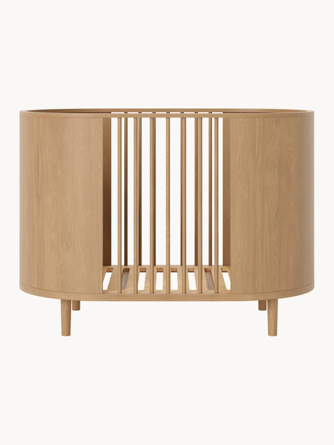 Cunas Para Bebé|Cunas Para Bebé>Kas Kopenhagen Cuna artesanal regulable en altura Kai, 70 x 120 cm Madera de roble