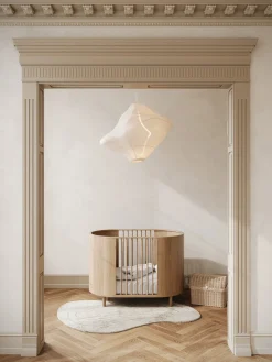 Cunas Para Bebé|Cunas Para Bebé>Kas Kopenhagen Cuna artesanal regulable en altura Kai, 70 x 120 cm Madera de roble