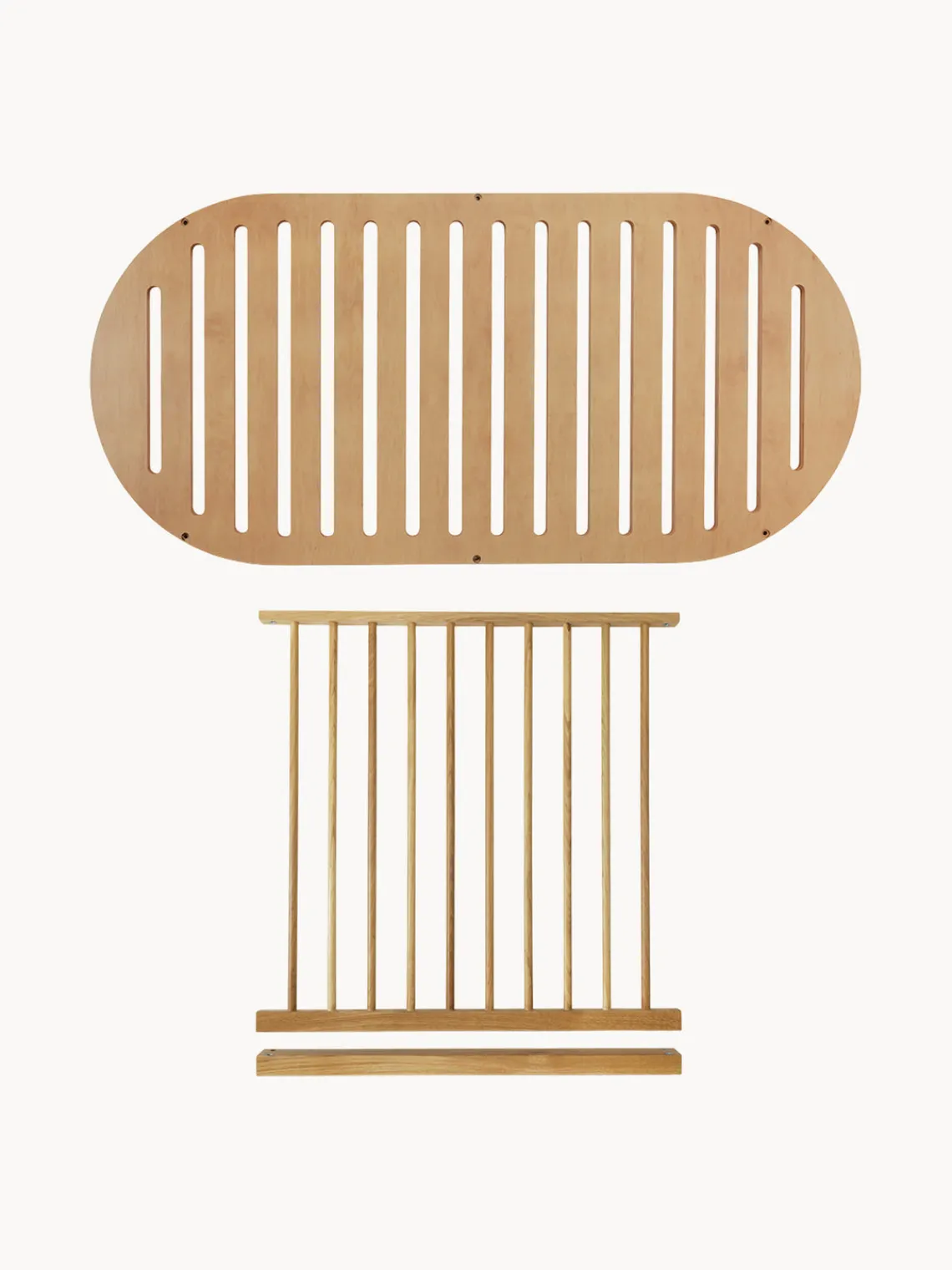 Cunas Para Bebé|Cunas Para Bebé>Kas Kopenhagen Cuna artesanal regulable en altura Kai, 70 x 120 cm Madera de roble