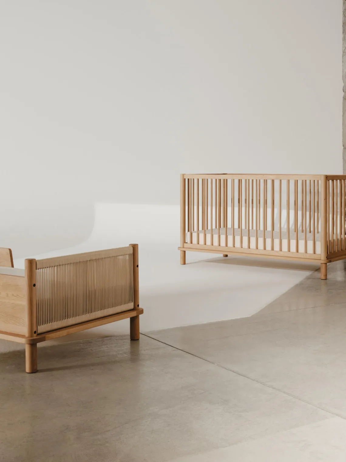 Outlet Cuna cama infantil extensible de madera de roble Latitude, 70 x 140 cm Niños Cunas Para Bebé|Decoración Infantil