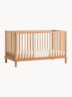 Outlet Cuna cama infantil extensible de madera de roble Latitude, 70 x 140 cm Niños Cunas Para Bebé|Decoración Infantil