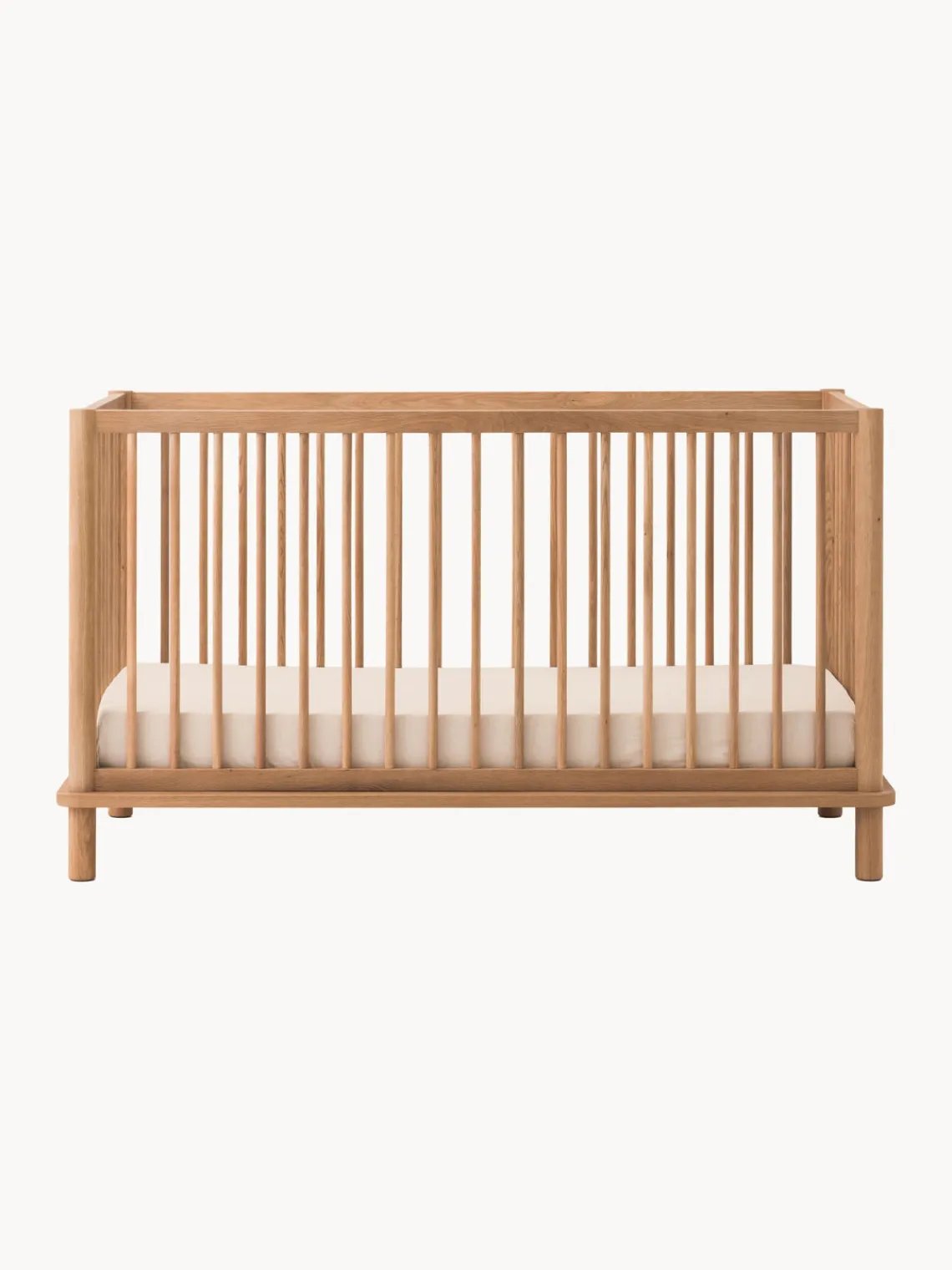 Outlet Cuna cama infantil extensible de madera de roble Latitude, 70 x 140 cm Niños Cunas Para Bebé|Decoración Infantil