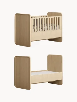 Cunas Para Bebé|Decoración Infantil>Nofred Cuna extensible para cama infantil Form, 70 x 120/160 cm Madera de roble