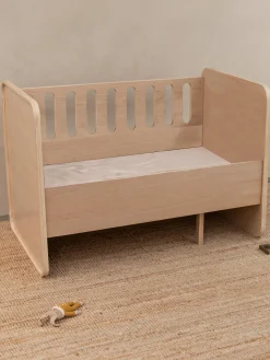 Cunas Para Bebé|Decoración Infantil>Nofred Cuna extensible para cama infantil Form, 70 x 120/160 cm Madera de roble
