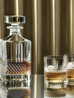 Decantadores|Vajillas Completas>RCR Decantador de cristal con relieve Calicavino, 850 ml