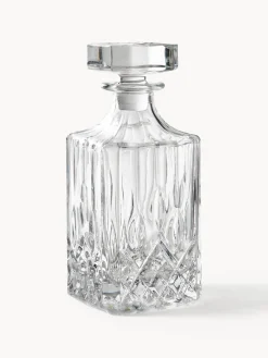 Vajillas Completas|Decantadores>Westwing Collection Decantador de cristal con relieve George, 700 ml