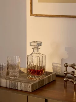 Vajillas Completas|Decantadores></noscript>Westwing Collection Decantador de cristal con relieve George, 700 ml