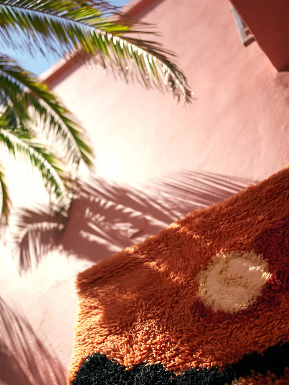 Objetos Decorativos De Pared|Jarrones>HKLIVING Decoración de pared artesanal de lana Sundown