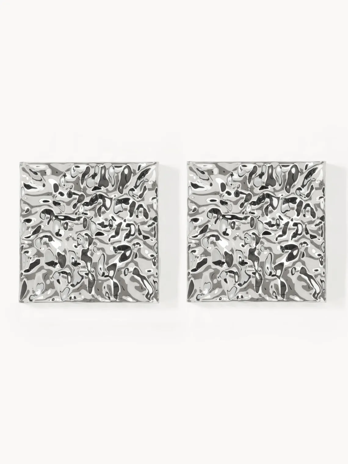 Discount Decoraciones de pared martillada Splash, 2 uds. Objetos Decorativos De Pared|Jarrones