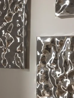 Discount Decoraciones de pared martillada Splash, 2 uds. Objetos Decorativos De Pared|Jarrones