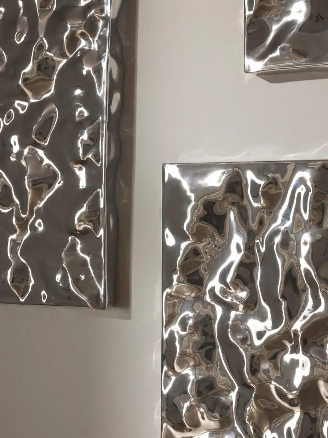 Discount Decoraciones de pared martillada Splash, 2 uds. Objetos Decorativos De Pared|Jarrones