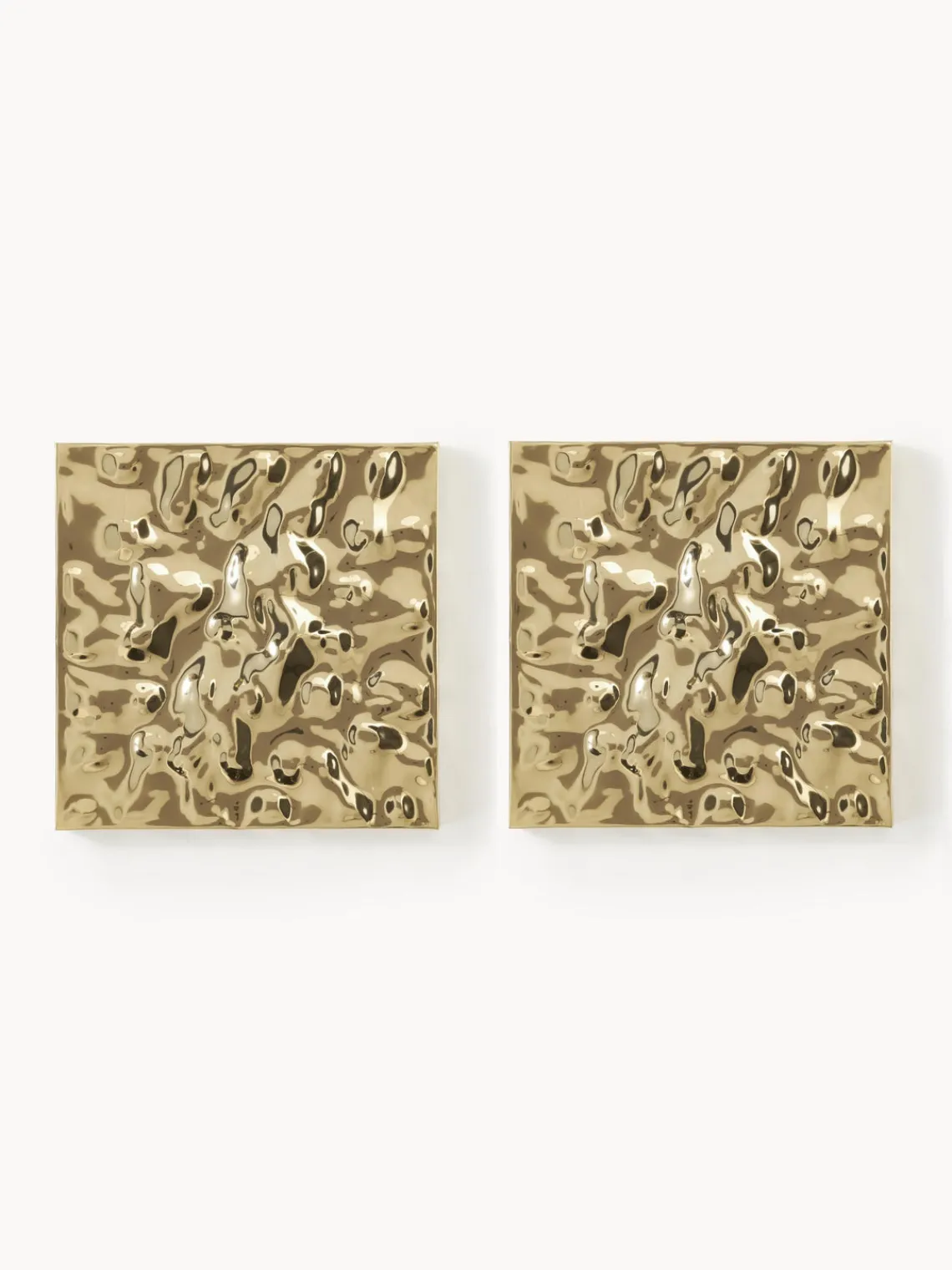Online Decoraciones de pared martillada Splash, 2 uds. Jarrones|Objetos Decorativos De Pared