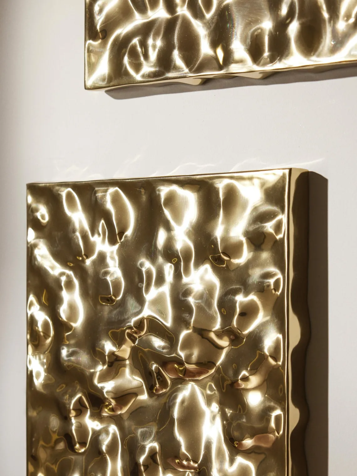 Online Decoraciones de pared martillada Splash, 2 uds. Jarrones|Objetos Decorativos De Pared