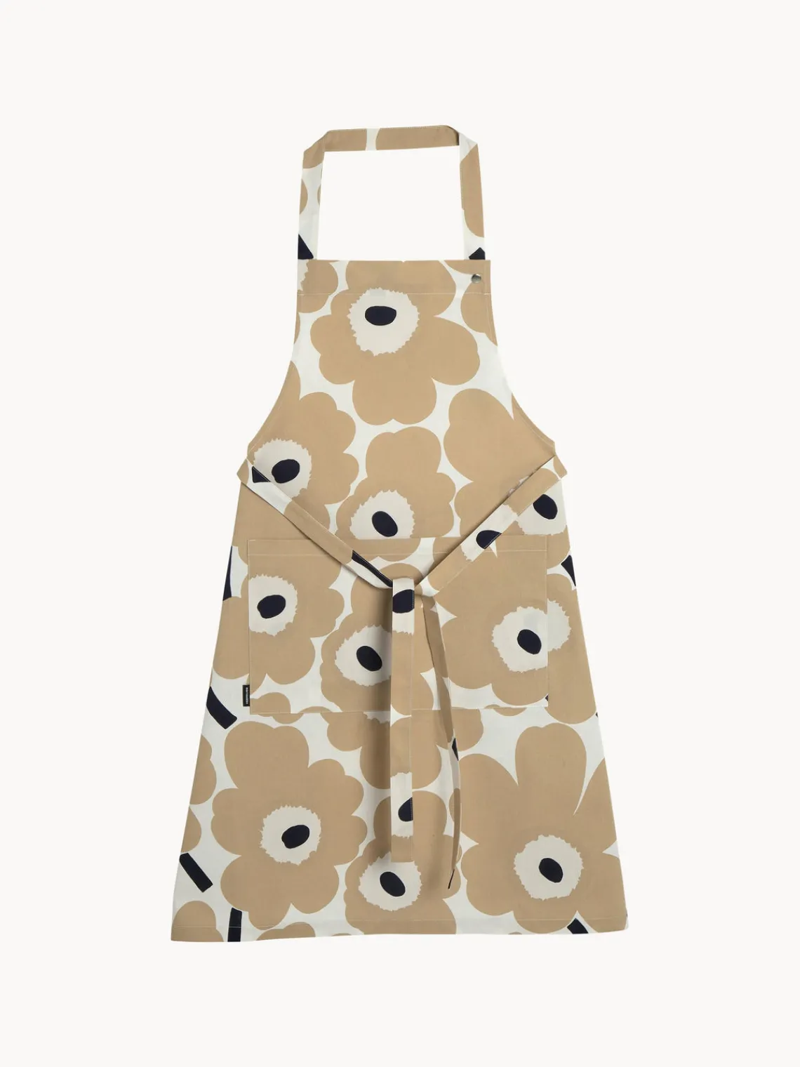 Textiles De Cocina Y Manteles|Textiles De Cocina>Marimekko Delantal de algodón Pieni Unikko Blanco crema, beige, negro