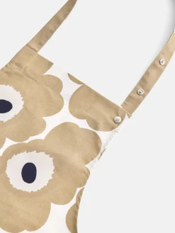 Textiles De Cocina Y Manteles|Textiles De Cocina>Marimekko Delantal de algodón Pieni Unikko Blanco crema, beige, negro