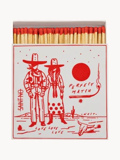 Cerillas|Velas Decorativas>Archivist Design Matchbox A Cowboy's Perfect Match