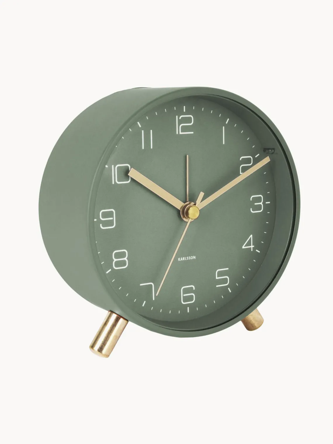 Relojes|Jarrones>Karlsson Despertador Lofty Verde oscuro, dorado