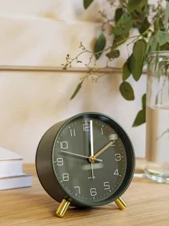 Relojes|Jarrones>Karlsson Despertador Lofty Verde oscuro, dorado