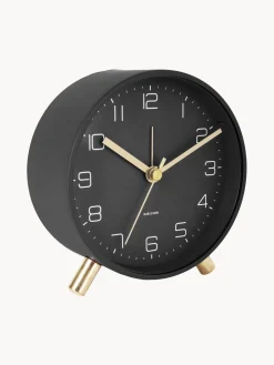 Relojes|Jarrones>Karlsson Despertador Lofty Negro, dorado