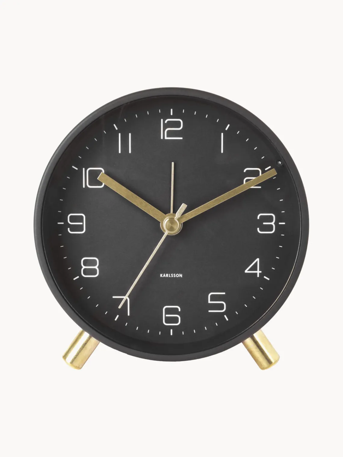 Relojes|Jarrones>Karlsson Despertador Lofty Negro, dorado